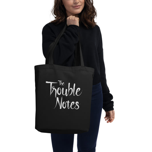 The Trouble Notes "Minimalistic Logo" WHITE (Print) Eco Tote Bag